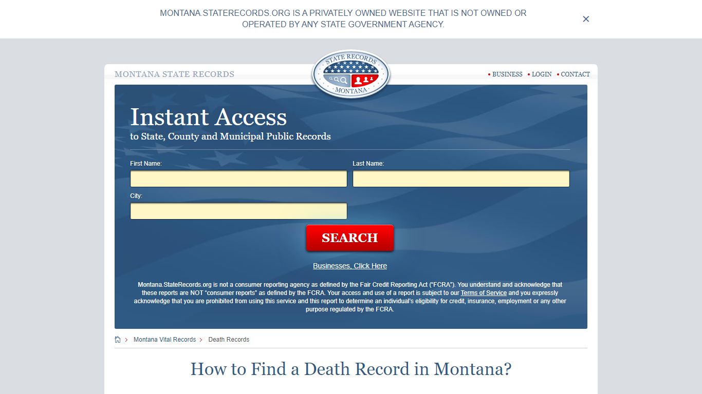 How to Find a Death Record in Montana? - State Records